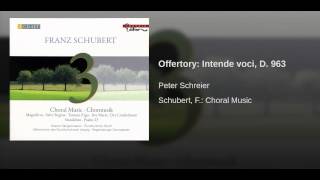 Offertory Intende voci D 963 [upl. by Enitsirc468]