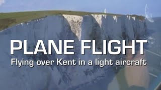 Plane Flight—Flying over Kent in a Light Aircraft [upl. by Eustacia634]