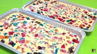 CHAROLA DE GELATINA MOSAICO PARA 100 PERSONAS IDEAL PARA VENTAS O FIESTAS [upl. by Anole]