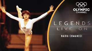 The Story of Nadia Comaneci Gymnastics Perfect 10 Icon  Legends Live On [upl. by Thacher]