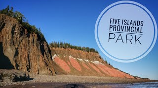 Tidal Bore amp Five Islands Provincial Park Free Camping in Nova Scotia [upl. by Creedon]