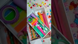 unicorn lock pencil box geometry box unicorn stationery pencils eraser backtoschool shortsvideo [upl. by Hunsinger]