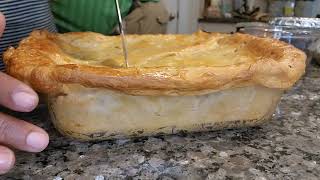 Quick amp Easy Turkey Pot Pie Recipe with Cream of Chicken Soup amp Flakey Pillsbury Croissant Crust [upl. by Aihsei]