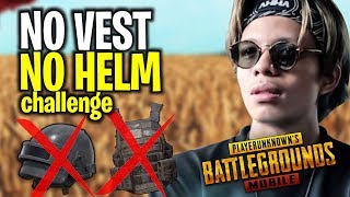 NO VEST NO HELM CHALLENGE LAWAN ATTA HALILINTAR  PUBG Mobile Indonesia [upl. by Tilney664]