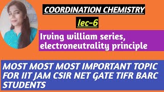 Electroneutrality principle and back bonding Irving william order of stability [upl. by Carlen]