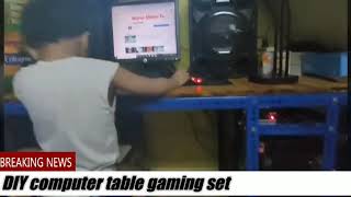 Diy computer table gaming set [upl. by Ileray]