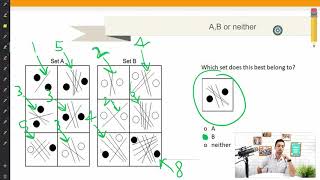 UCAT Abstract Reasoning  A B or Neither Worked Answer [upl. by Adnorahc]