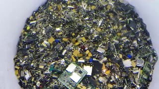 How I sort Gold Palladium Silver and Precious Metals after depopulating circuit boards [upl. by Irami]