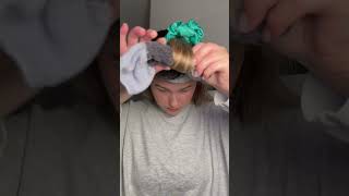 Sock curls tutorial for heatless overnight results ✨ shorts heatlesscurls hairtutorial [upl. by Isidora]