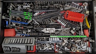 Reviving a Neglected Toolbox Cleaning and Organizing Hundreds of Sockets Inside [upl. by Cindee]