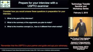 A Patent Application Case History A USPTO Interview [upl. by Denzil]