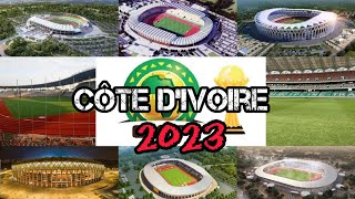 CAN 2023 un aperçu des stades de la côte divoire [upl. by Sul]