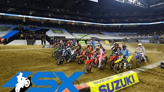 Supercross Round 5 450SX Highlights  Detroit MI Ford Field  Feb 3 2024 [upl. by Letnuhs522]