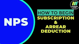 NPS ARREAR DEDUCTION IN SPARK [upl. by Nutter]