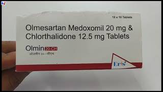 Olmin 20CH Tablet  Olmesartan Medoxomil amp Chlorthalidone Tablets  Olmin 20 CH Tablet Uses Benefit [upl. by Beale420]