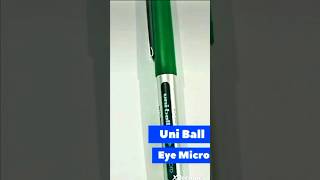 Uni Ball Eye Micro Pen Review Most loved Pen super smooth pens glasspen [upl. by Oisor542]