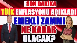 CANLI Son Dakika Tüik Enflasyonu Açıkladı Emekli Zammı Ne Olacak [upl. by Mehitable232]