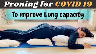 Prone position for Covid19 patients  Proning breathing exercises for Covid19 patients [upl. by Siderf]