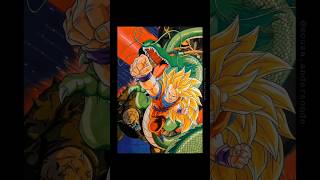 Pintura do Goku super sayajin 3 ✍️ goku dragonballz anime [upl. by Sherill]