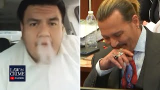 Witness Vapes amp Starts Driving During Testimony [upl. by Shepp806]