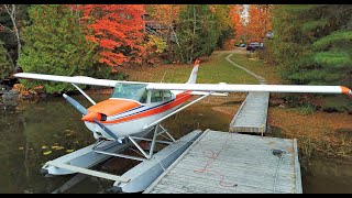 Part 1 Cessna 172 on floats makes a Canadian Barrenland trip [upl. by Idalia711]