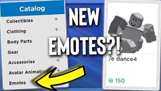 Roblox Created New e Emotes [upl. by Pliner]