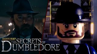 Lego and Real Fantastic Beasts 3 Trailer  Stop Motion  Secrets of Dumbledore [upl. by Nivrad]