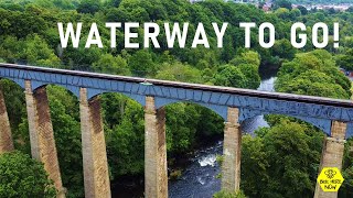 Crossing the Worlds Highest Navigable Aqueduct in a Kayak [upl. by Elokcin567]