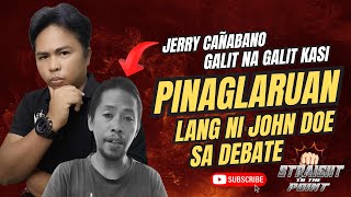 Mainit na Debate John Doe Alabado vs Jerry Canabano ng House of Israel [upl. by Lemaj639]