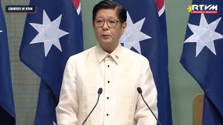 Philippine President Marcos addresses Australian Parliament [upl. by Aisinoid]