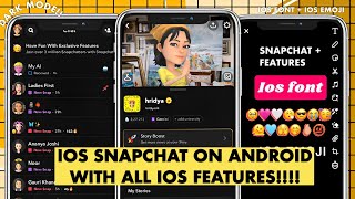 IOS SNAPCHAT LATEST VERSION WITH ALL IOS FEATURES ‼️  HRIDYAK [upl. by Ericka]