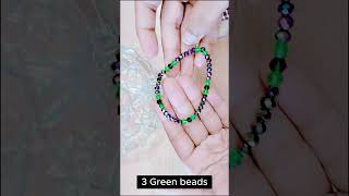 How to make beaded bracelet  Easy beaded braceletCrazyLazyCrafts diy shorts viralshort craft [upl. by Enel]