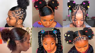 💖💦elegant SLAYED 4C4B HAIRSTYLES  SLAYED EDGES 🩵 💅🏼 🤎 [upl. by Delcina]