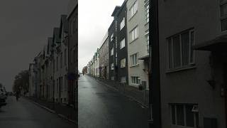 Lets walk by street Ranargata street Reykjavik Iceland 102024 TravelShorts reykjavik street [upl. by Anirahc]