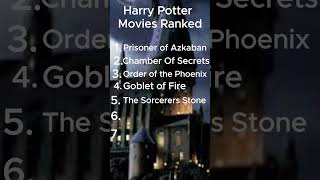 HARRY POTTER Movies RANKED capcut potterhead capcutedit potterheadforever harrypotter [upl. by Nyraa]