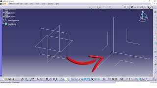 Catia Settings For Axis System Tamil [upl. by Rozalin]