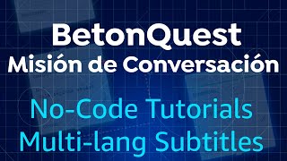 BETONQUEST  MISIÓN DE CONVERSACIÓN  TUTORIAL MINECRAFT  2024  QUEST  PLUGIN [upl. by Ringsmuth404]