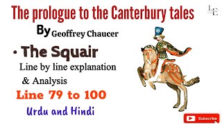 The prologue to The Canterbury Tales By Geoffrey Chaucer  Squairs Tale  Line 79 to 100 [upl. by Obla948]