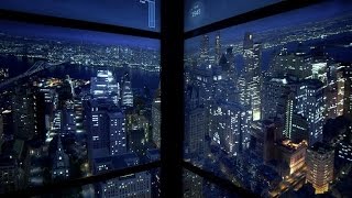 One World Trade Center timelapse elevators reveal sunset evening city views [upl. by Ffoeg]