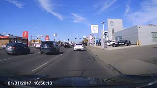 Edmonton Car Accident [upl. by Winikka]