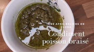 Condiment pour poisson braisé cameroun [upl. by Tutt]