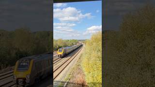 Voyager’s slowing following a Meridian into Derby at Breadsall 51024 [upl. by Llerrit]