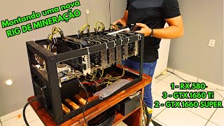 Como funciona uma RIG de mineração caseira [upl. by Aicel497]