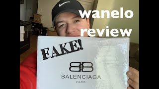 FAKE BALENCIAGA SPEED TRAINER  WANELO REVIEW [upl. by Dellora]