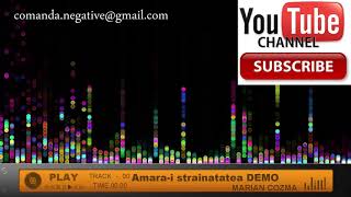 Marian Cozma  Amara i strainatatea Karaoke DEMO Negativ Instrumental [upl. by Dang]