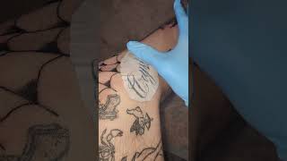 Tattooing myself everyday day day 2 [upl. by Odracer]