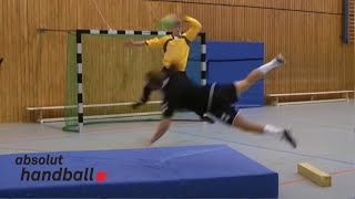 Teamhandball Pivot Training [upl. by Lyrak]