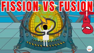 Nuclear Fission v Nuclear Fusion Differences and Similarities Explained [upl. by Halfdan]