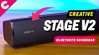 Creative Stage V2 21 Soundbar Review  Best Budget SoundBar [upl. by Alekat]