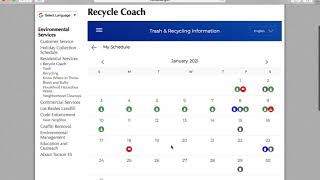 Get your TrashRecycling Schedule [upl. by Anny]